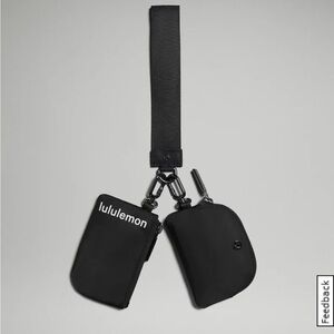 NWT Lululemon Athletica Dual Pouch Wristlet